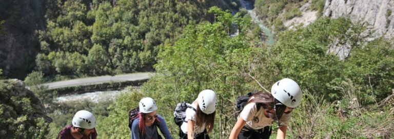Via Ferrata in Gruppen an Wochenenden